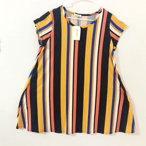 NWT Striped Dress Flowy